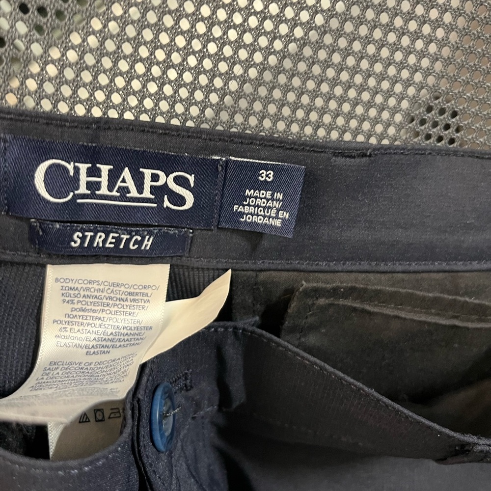 Chaps Men's Navy Stretch Shorts